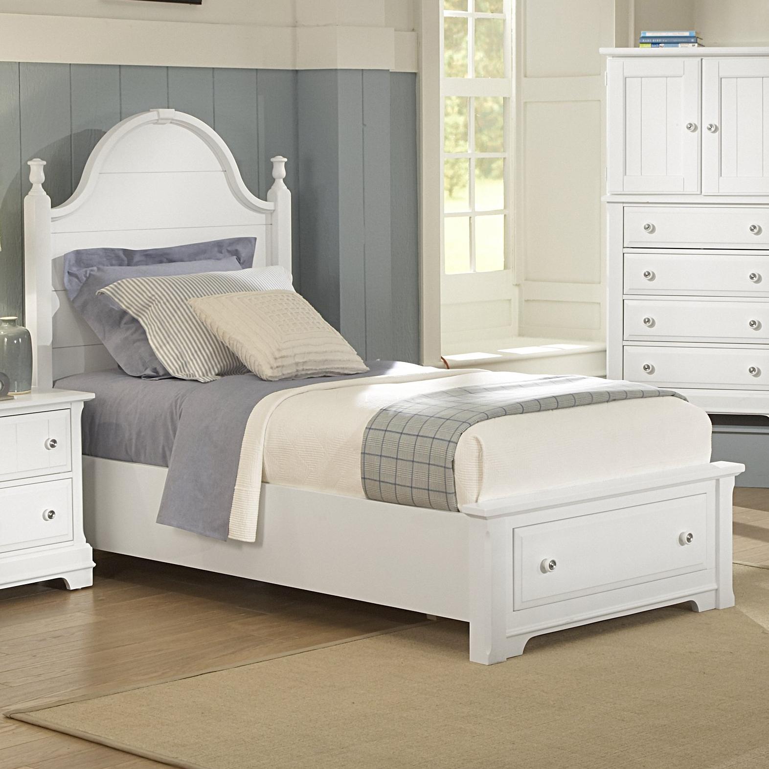 Vaughan Bassett Cottage Twin Panel Storage Bed Belfort Furniture